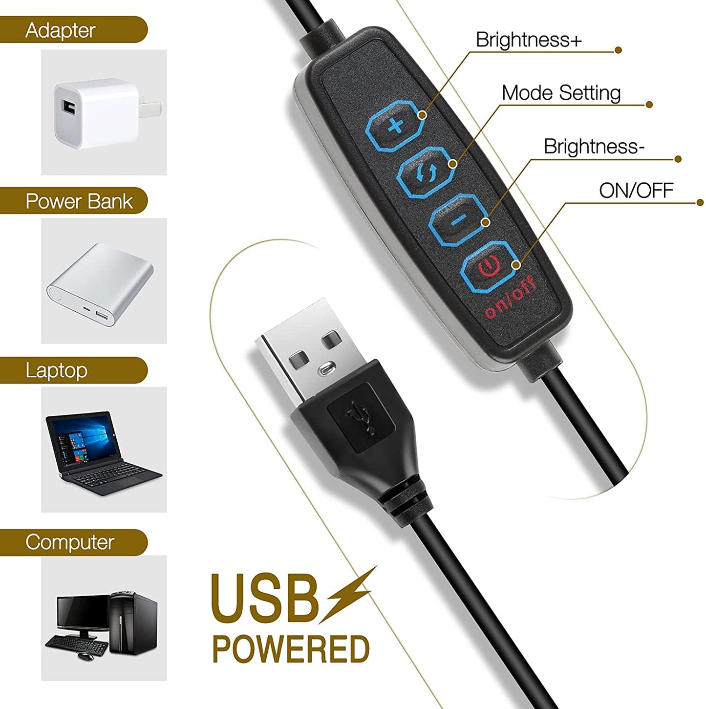 Video Conference Lighting Kits, 6” LED Selfie Ring Light with Tripod Stand, Clip on Laptop Monitor for Webcam Lighting/Zoom Lighting/Remote Working/Self Broadcasting/Live Streaming  BAIVINET   