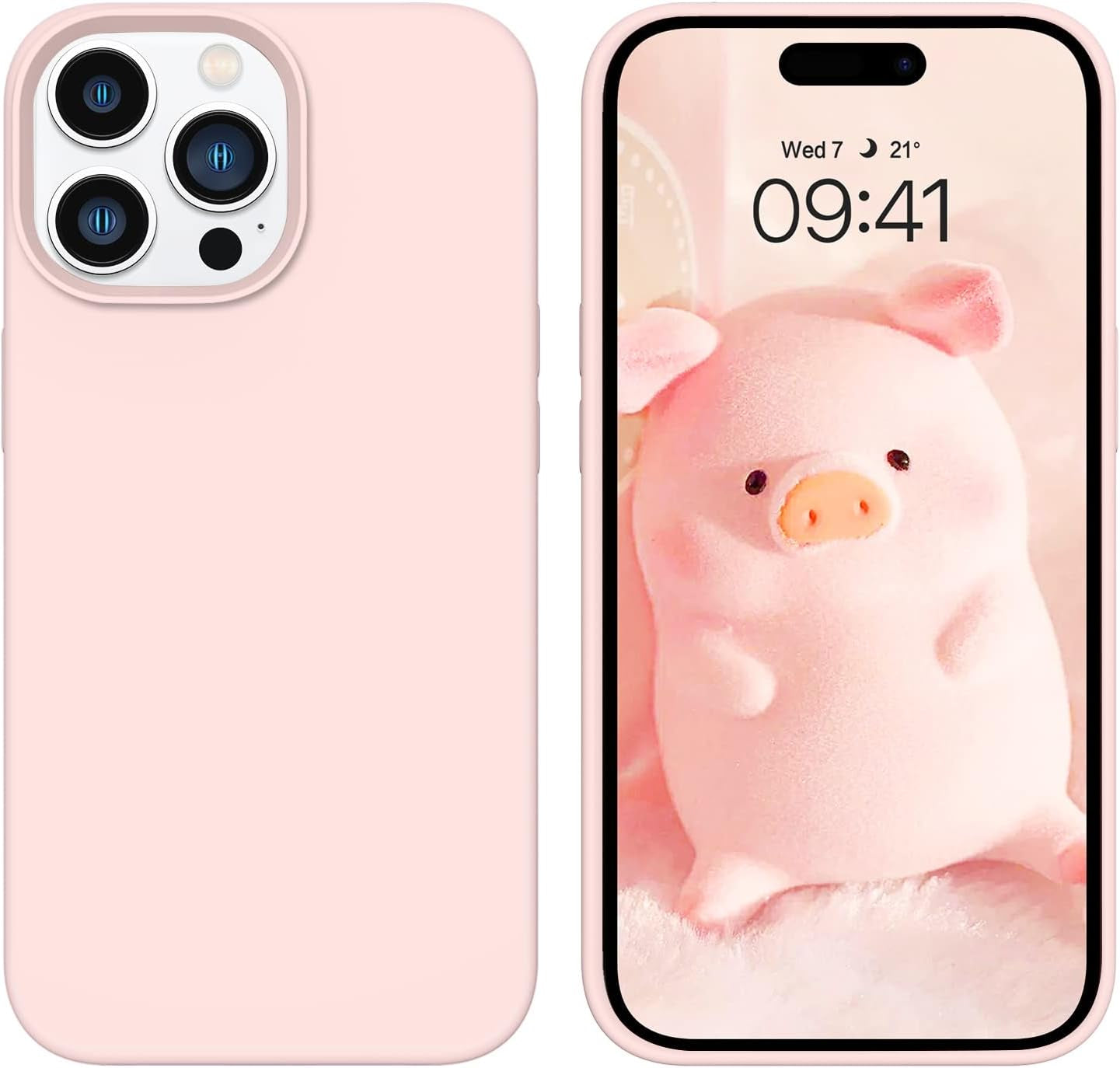 GUAGUA Compatible with Iphone 14 Pro Max Case 6.7 Inch Liquid Silicone Soft Gel Rubber Slim Microfiber Lining Cushion Texture Cover Shockproof Protective Case for Iphone 14 Pro Max, Brown  GUAGUA   