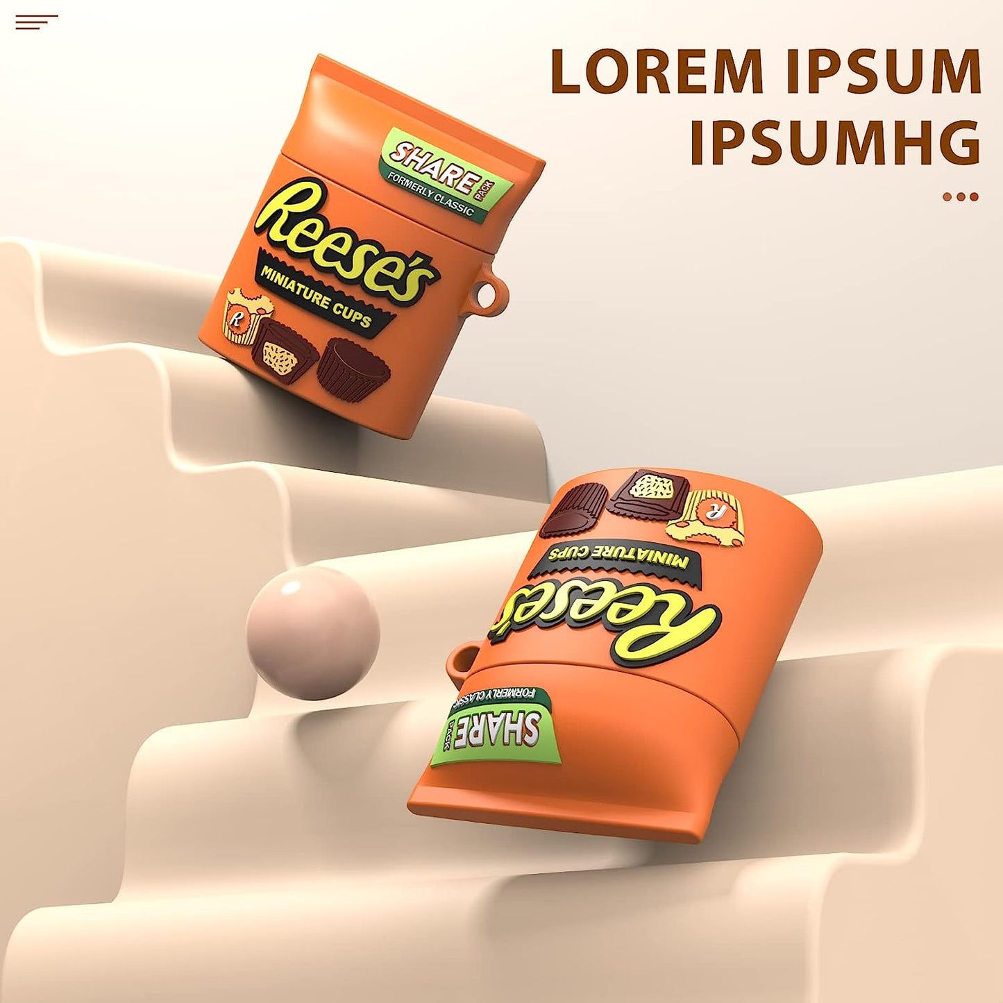 3 Pack Cute Airpod Case for Airpod 2&1,3D Kawaii Cartoon Funny Goldfish Cookie & Takis & Chocolate Food Soft Silicone Protective Cover Accessories Skin for Airpods 1&2 Gen Charging Case for Girls Boys  UGUHY   