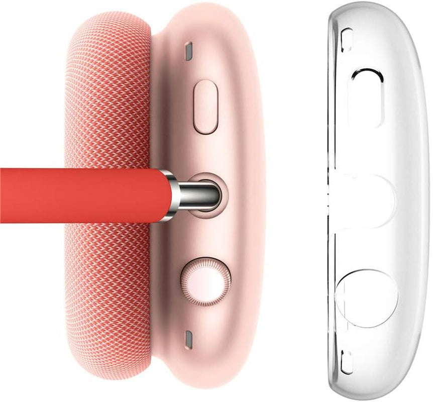 Chofit for Airpods Max Earpad Case Cover Protector,Anti-Scratch TPU Plated Protective Case Cover Compatible with Airpods Max Headphones Accessories (Clear)  Chofit   