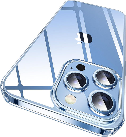 [2023 New] Crystal Clear Designed for Iphone 13 Pro Case, [Non-Yellowing] [Military Drop Protection] Shockproof Bumper Slim Phone Case Thin Cover for Apple 13Pro (6.1 In, Clear)  Gotrays Gavin LLC   