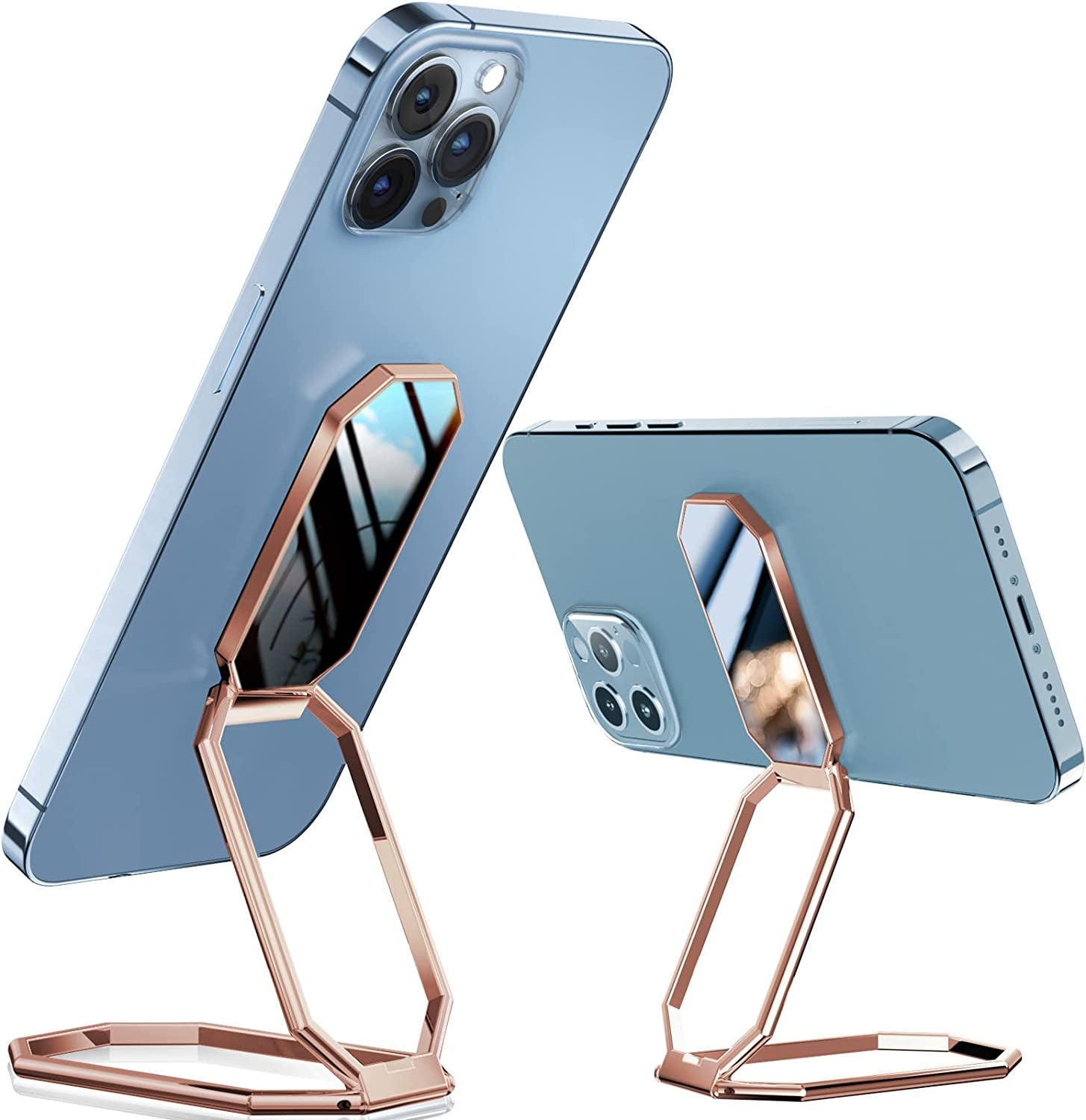 A-Lugei【Foldable & Adjustable】 Cell Phone Ring Holder Finger Kickstand,【Thick Case & Big Phone Friendly】 Cell Phone Holder for Hand, 【Magnetic】 Ring Holder for Cell Phone Grip, Iphone Ring Holder Grip  A-LuGei   