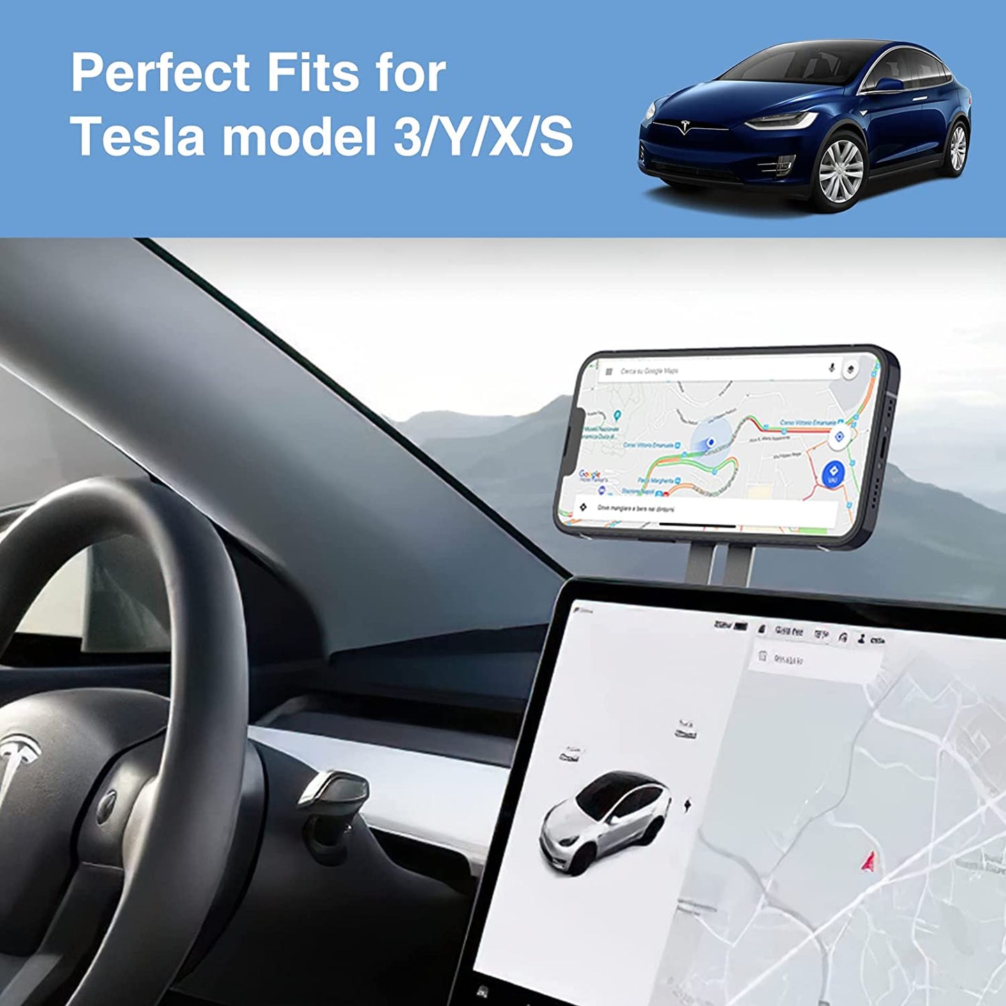 Continuity Magnetic Laptop Phone Holder - 180° Adjustable Continuity Camera Adapter Compatible with Magsafe for Ios 16 & Macos Ventura, Macbook Mount Computer Monitor Expansion Bracket for Smartphone  Continuity Camera Mount Factory   