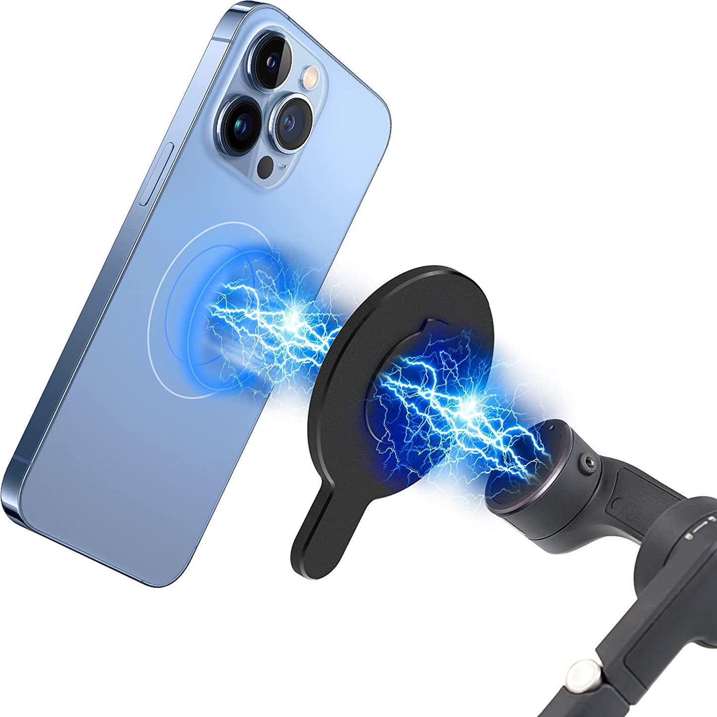 For DJI OM 6 Magsafe Adapter Ring Holder Phone Clamp, Compatible with Gimbal Stabilizer DJI Osmo Mobile 6, Also Fits for DJI OM 5,OM 4,OM 4 SE  UBeesize   