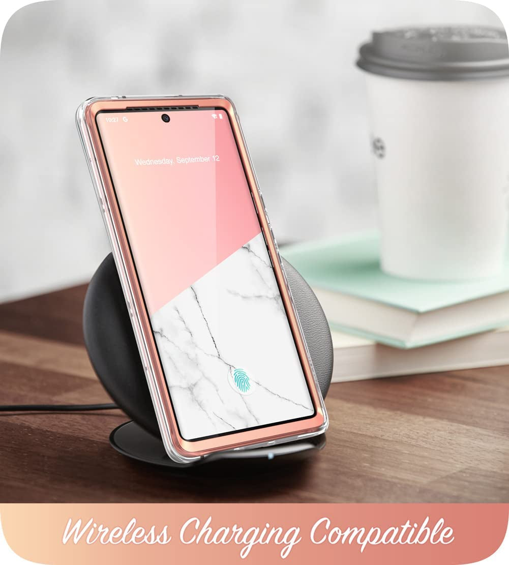 I-Blason Cosmo Protective Case for 6.7-Inch Google Pixel 6 Pro (2021), Marble Pink  i-Blason LLC   