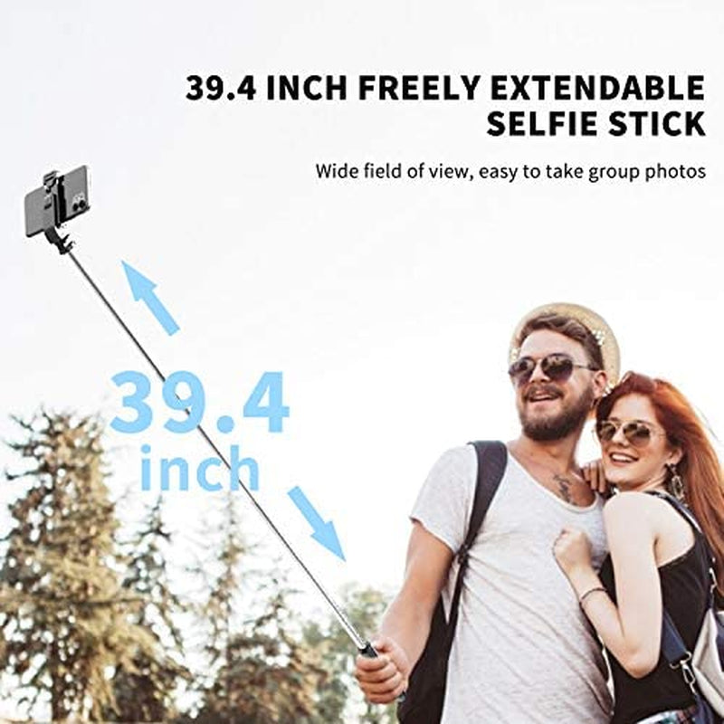 Portable Selfie Stick, Handheld Phone Tripod Stand with Detachable Wireless Remote, Selfie Stick Tripod for Iphone 14 13 12 11 Pro Xs Max Xr X 8 7 Plus, Android Moto Samsung Google Smartphone, More  LDP   