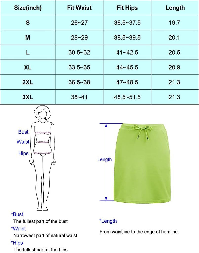 JACK SMITH Women'S Athletic Skorts Skirts Sports Golf Tennis Skirts with Pockets S-3XL  JACK SMITH   