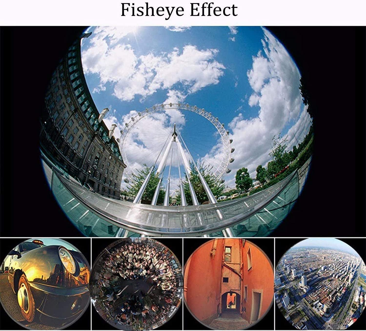 3 in 1 Cell Phone Camera Lens Kit Wide Angle Macro Fisheye Lens Universal for Smart Phones Iphone Samsung Android  ANJIELO SMART   