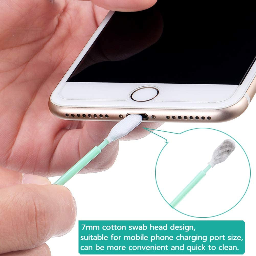 44 Pieces Cell Phone Cleaning Kit, USB Charging Port and Headphone Jack Cleaner Brush Tool Set Compatible with Iphone Xs Max X 8/7/6/5/4 Ios Samsung LG Huawei Motorola Macbook and Android Devices  ACKLLR   