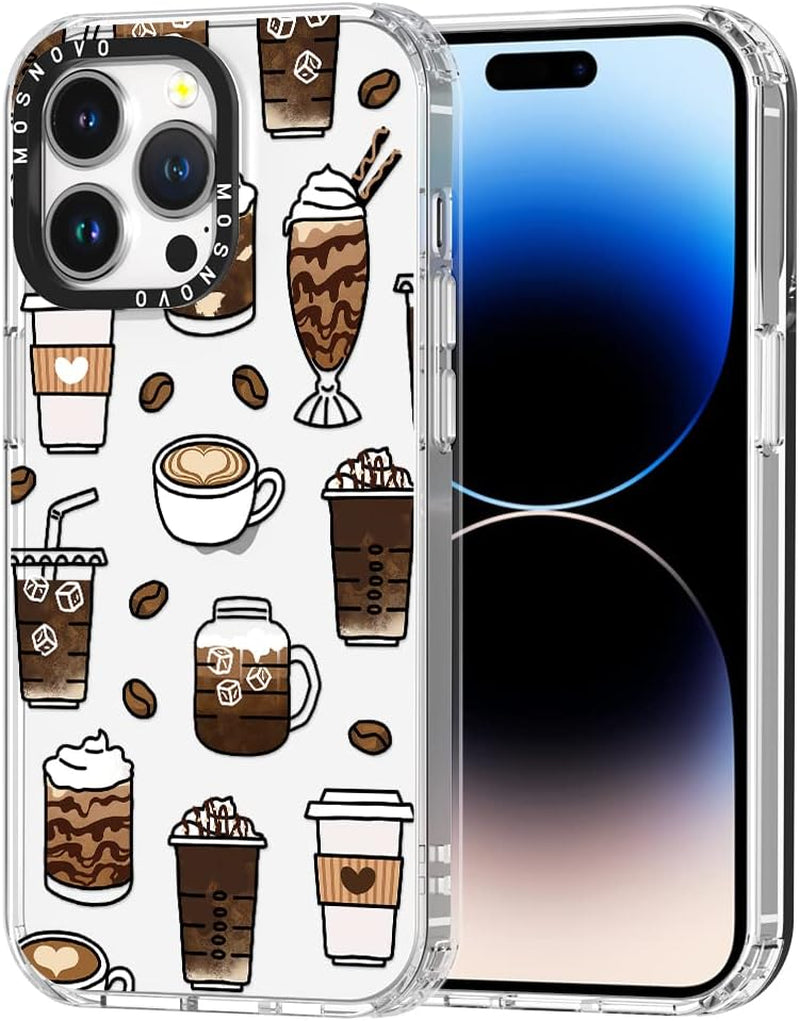 MOSNOVO Compatible with Iphone 14 Pro Max Case, [Buffertech 6.6 Ft Drop Impact] [Anti Peel off Tech] Clear TPU Bumper Women Girl Phone Case Cover with Cute Cherry Designed for Iphone 14 Pro Max 6.7"  MOSNOVO   