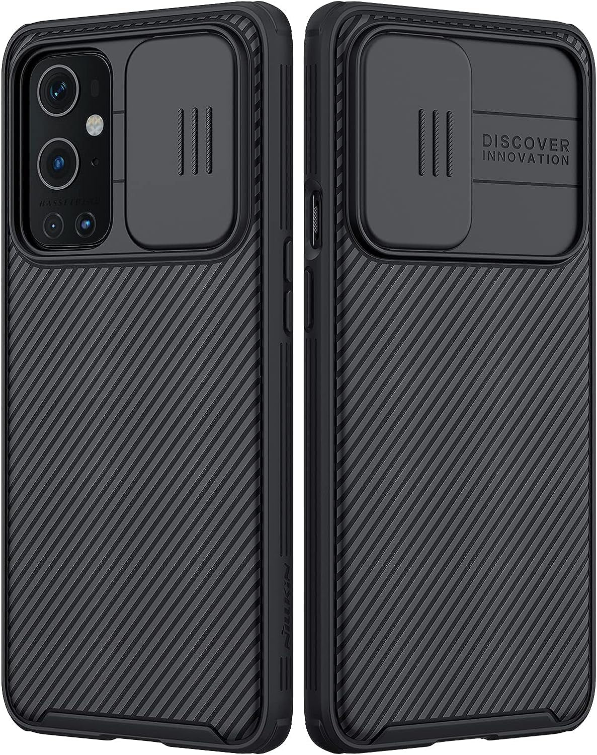 Nillkin Oneplus 9 Pro Case - Slide Camera Cover, Upgraded Camshield Pro 2021 - Black  Nillkin   
