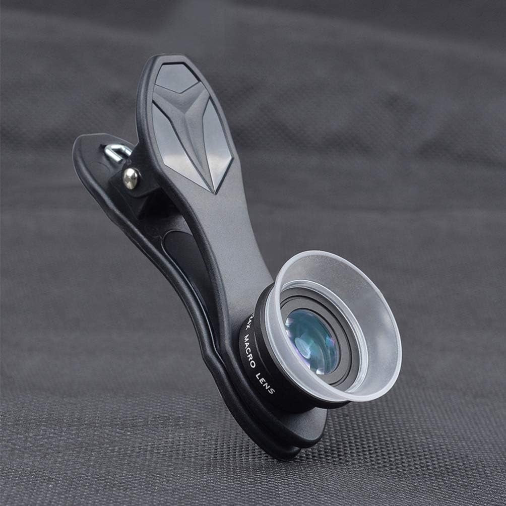 Hemobllo Phones Telephoto Lens Phone Camera Lens 12/24X Macro Lens Telephoto Zoom Wide Angle Lens Clip on Mobile Phone Lens for Smartphone Smart Phone Smart Phone Smart Phone  Hemobllo   