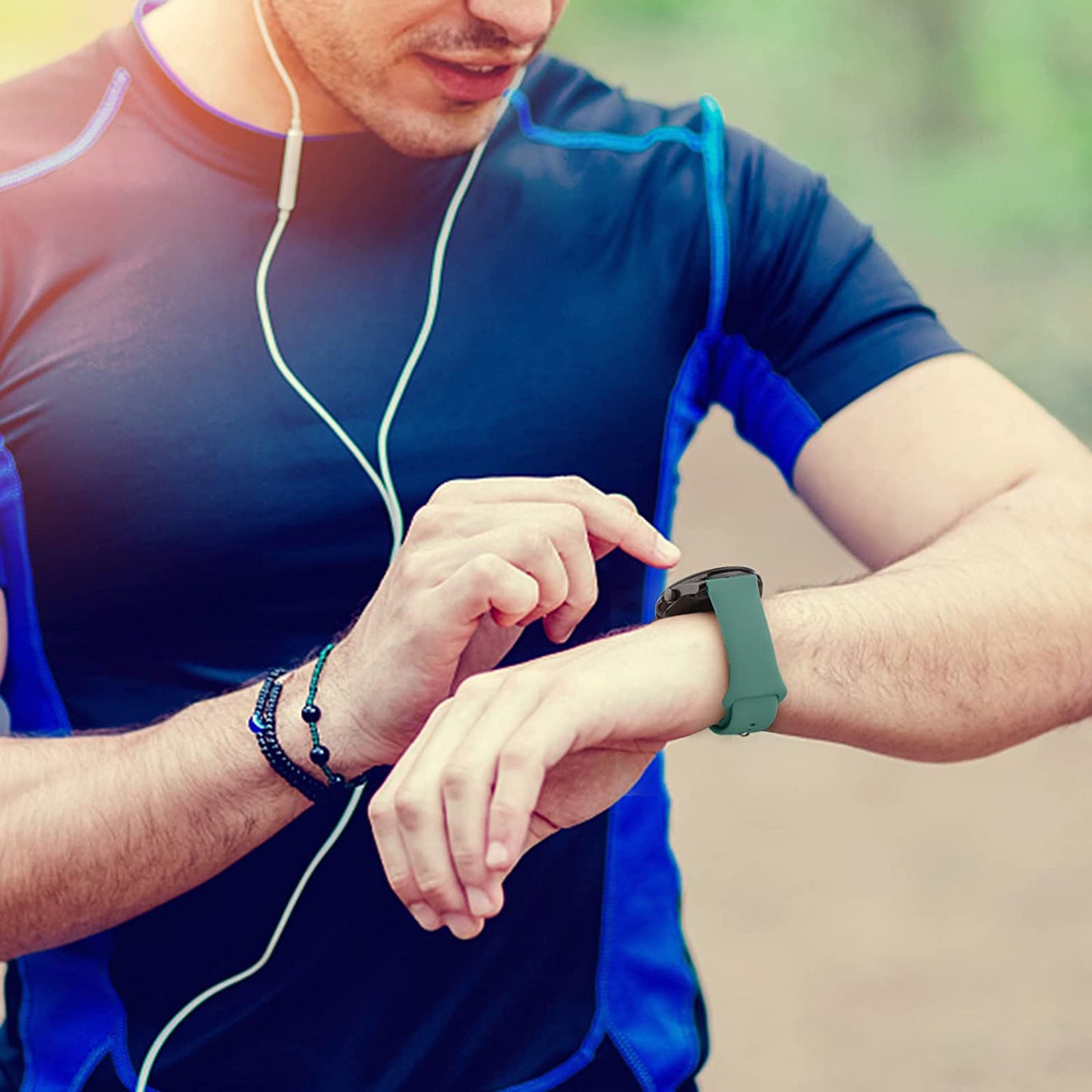 Wanme Sport Bands for Garmin Venu 2 Band, Garmin Vivoactive 4 Bands Women Men, 4 Pack Adjustable Soft Silicone Replacement Wristband Strap Compatible with Garmin Vivoactive 4 / Venu 2 / Forerunner 255 Smart Watch  Wanme   