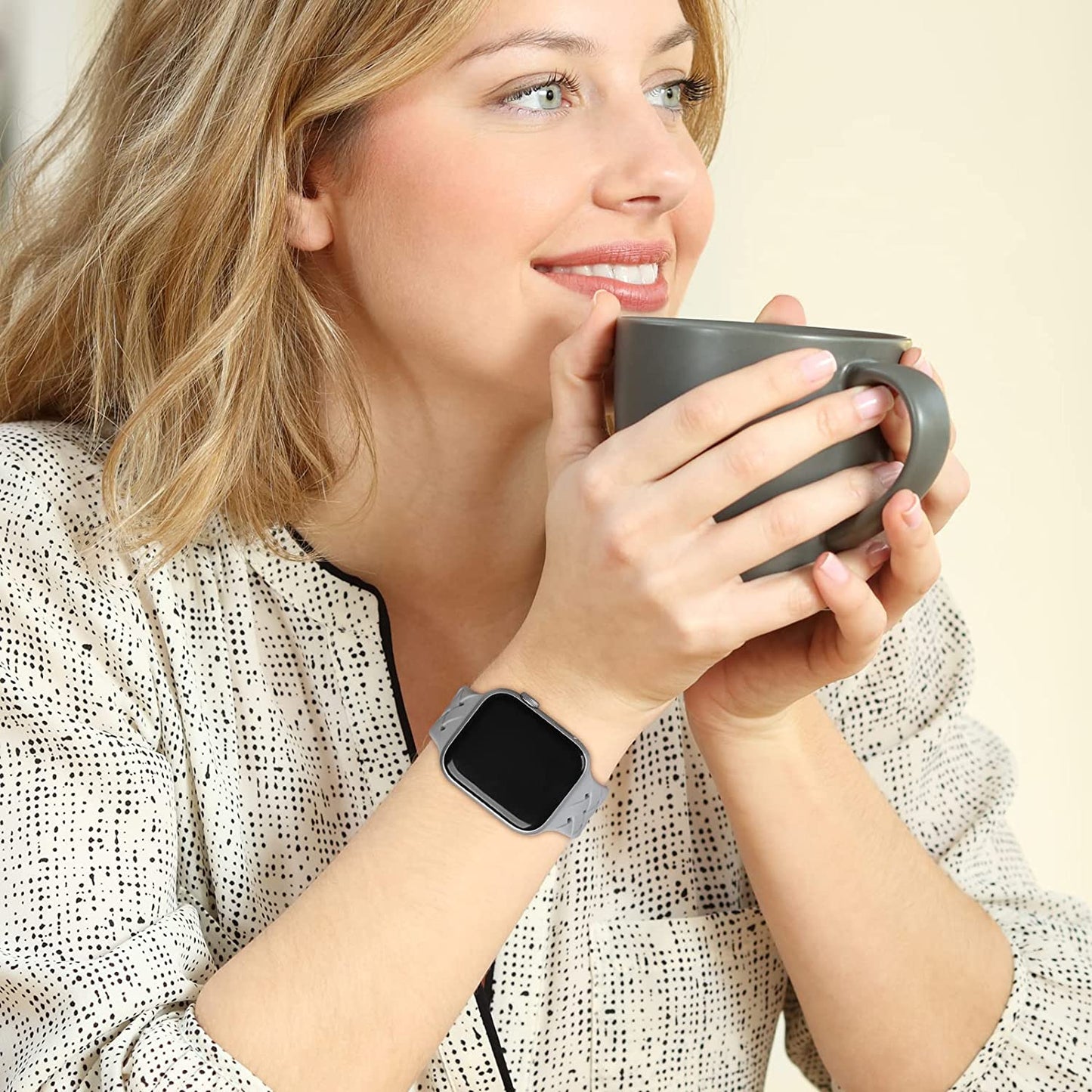 Arctime 5 Pack Soft Silicone Bands Compatible with Apple Watch Band 38Mm 40Mm 41Mm 42Mm 44Mm 45Mm 49Mm, Sport Strap Breathable Wristbands for Iwatch Ultra Series SE 8 7 6 5 4 3 2 1 Women Men  Arctime   