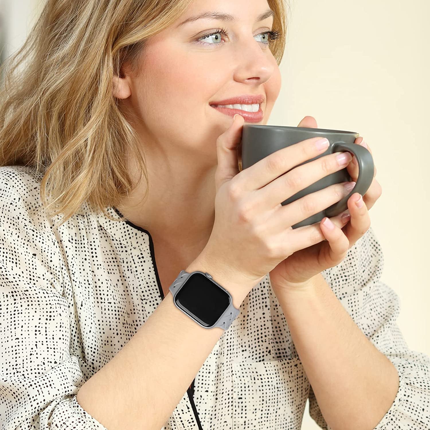 Arctime 5 Pack Soft Silicone Bands Compatible with Apple Watch Band 38Mm 40Mm 41Mm 42Mm 44Mm 45Mm 49Mm, Sport Strap Breathable Wristbands for Iwatch Ultra Series SE 8 7 6 5 4 3 2 1 Women Men  Arctime   