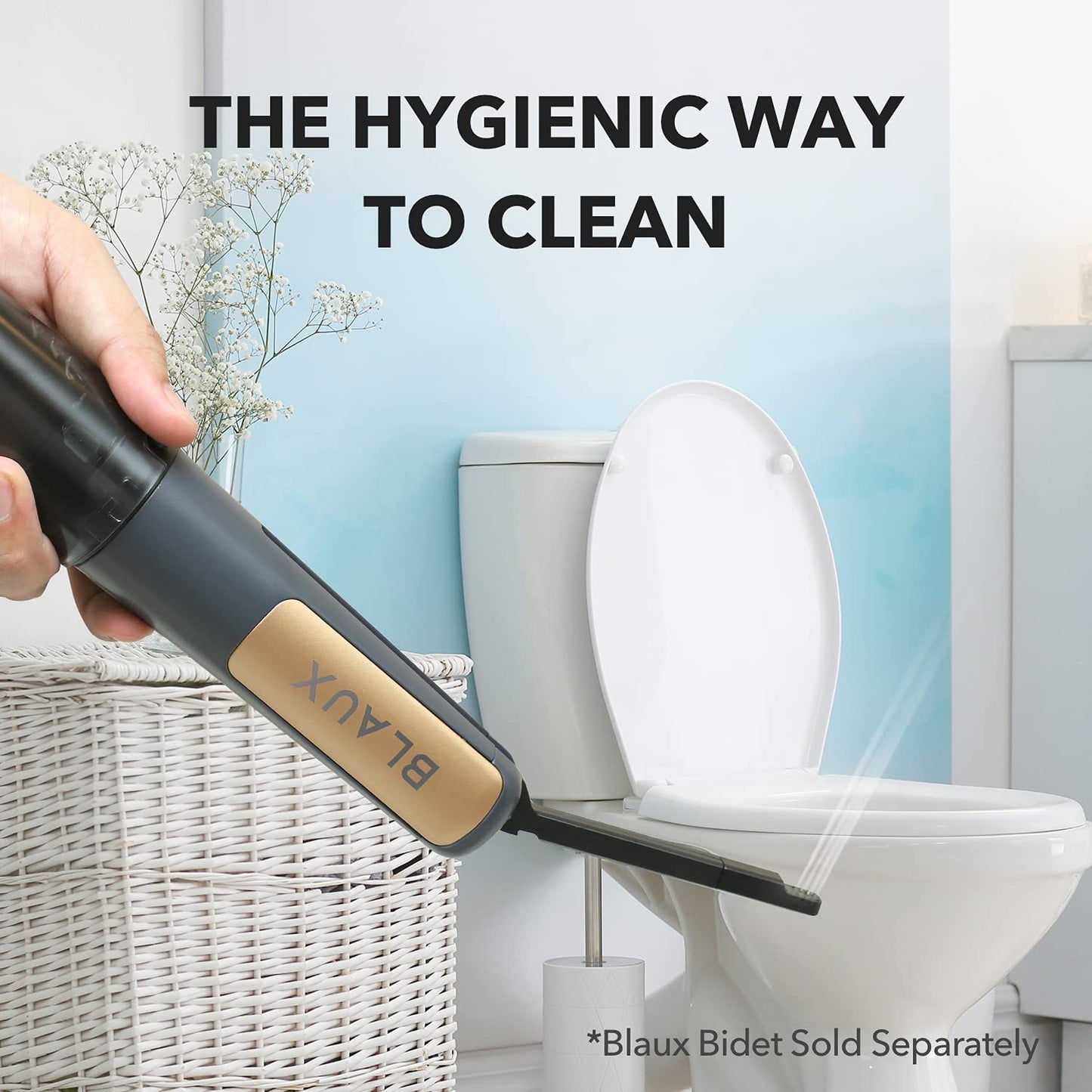 BLAUX Bidet Replacement Nozzle - Portable Bidet Sprayer Head | 180° Adjustable Hand Held Bidet Nozzle | 2 Pack of Travel Bidet Portable Replacement Heads | Designed for Blaux Bidet Toilet Sprayer  BLAUX   