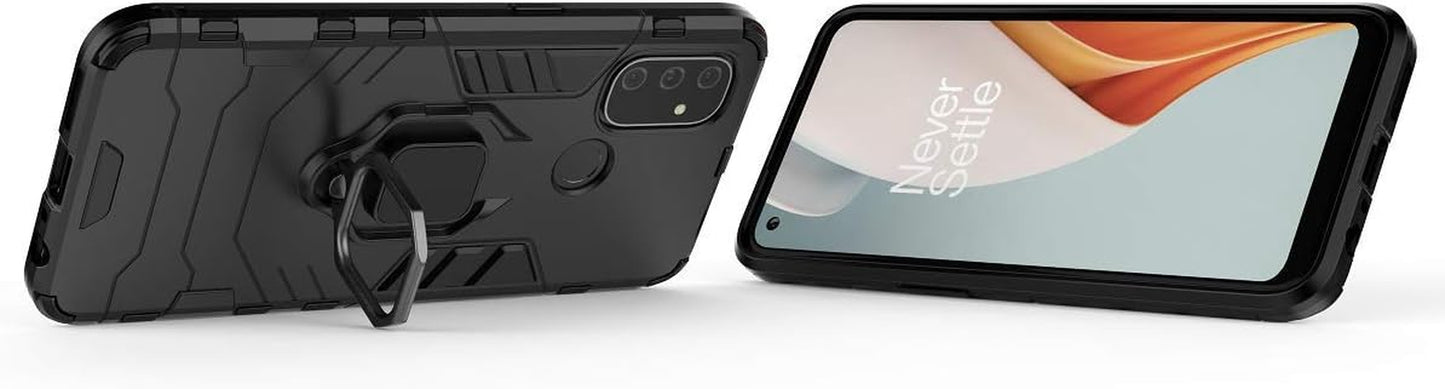 Case for Oneplus Nord N100 Case Cover,Magnetic Car Mount Bracket Shell Case for Oneplus Nord N100 BE2013 Case Black  QiongNi   