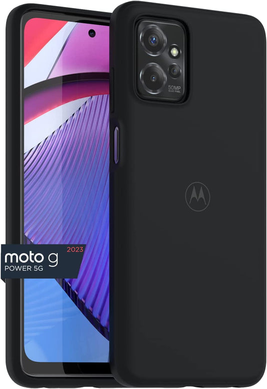 Motorola Moto G Power 5G (2023) Protective Case- Black - Precision Fit Shock Absorbing Cases for Enhanced Phone Grip, Style, Drop Protection for Your Moto G Power 5G 2023  Salom America Company   