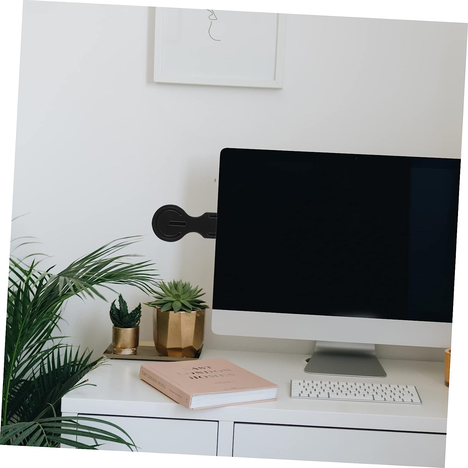 ULTECHNOVO Mobile Phone Expansion Bracket PC Monitor Stand Cell Phone Stand for Desk Laptopstand Phone Monitor Mount Laptop Phone Holder Magnetic Laptop Mount Small Stand Laptop Stand Mount  ULTECHNOVO   