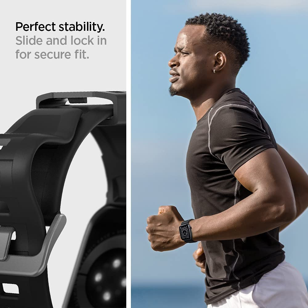 Spigen Rugged Band Designed for Apple Watch Band for Apple Watch Ultra (49Mm), Series 8/7 (45Mm), Series SE2/6/SE/5/4 (44Mm) and Series 3/2/1 (42Mm)  Spigen   