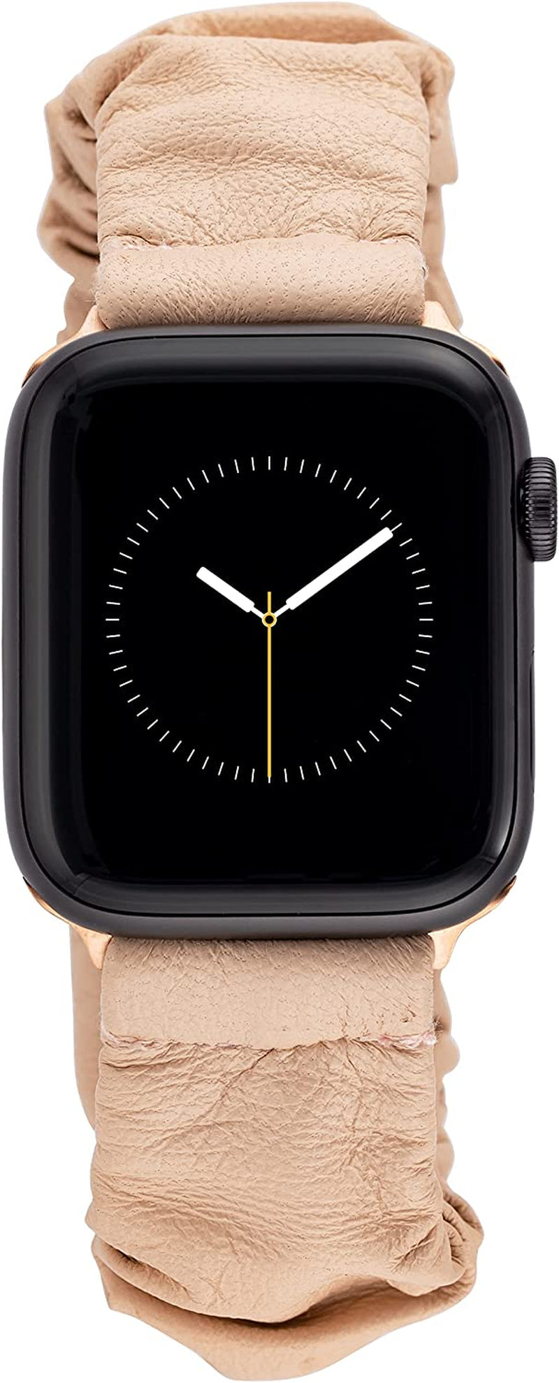 Anne Klein Leather Fashion Band for Apple Watch Secure, Adjustable, Apple Watch Band Replacement, Fits Most Wrists  Anne Klein Blush/Rose Gold-Tone 42/44/45/Ultra(49mm) 