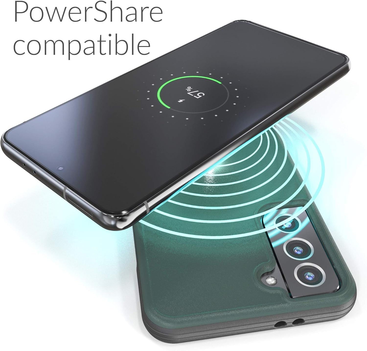 Crave Slim Guard for Galaxy S21+ Case, Shockproof Case for Samsung Galaxy S21 Plus, S21+ 5G (6.7 Inch) - Forest Green  Crave   