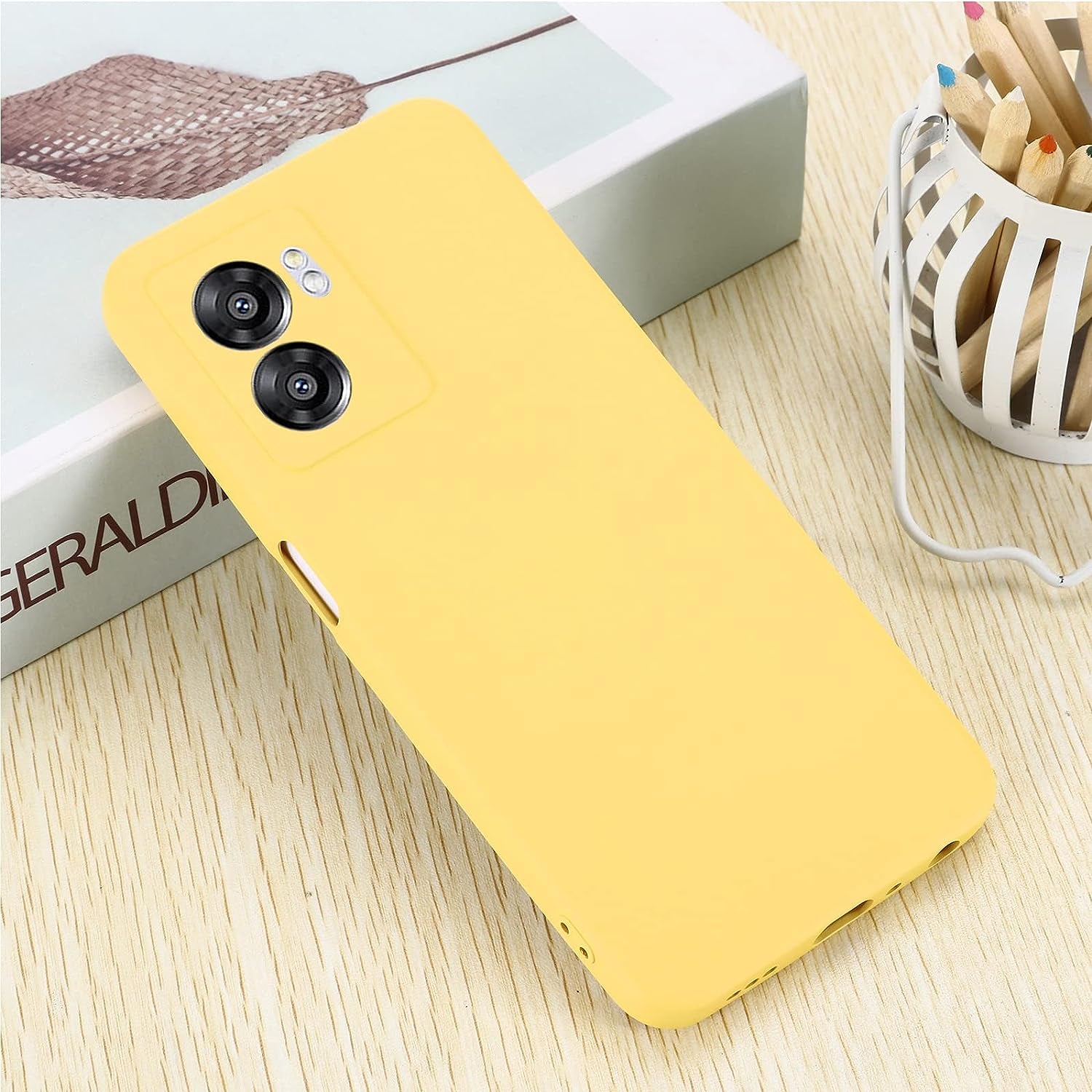 DAMONDY Case for Oneplus Nord N300,Oneplus Nord N300 5G Case, Soft Silicone Gel Rubber Slim Soft Full Body Protection Bumper Cases Case for Oneplus Nord N300 5G -Yellow  DAMONDY   