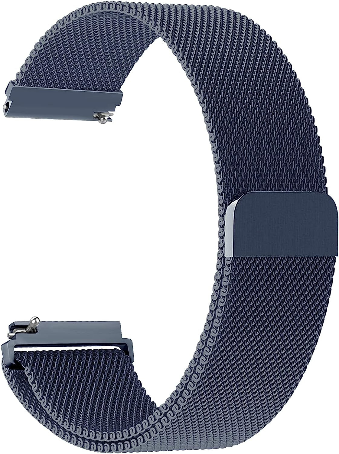 20Mm Quick Release Watch Band Metal Strap for Samsung Galaxy Watch 5 4 3 40Mm 41Mm 42Mm 44Mm 45Mm 46Mm Magnetic Mesh Watch Band for Amazfit Bip U Pro/Gts for Galaxy Watch Active/Active 2 40Mm 44Mm  DMVEIMAL Space grey  