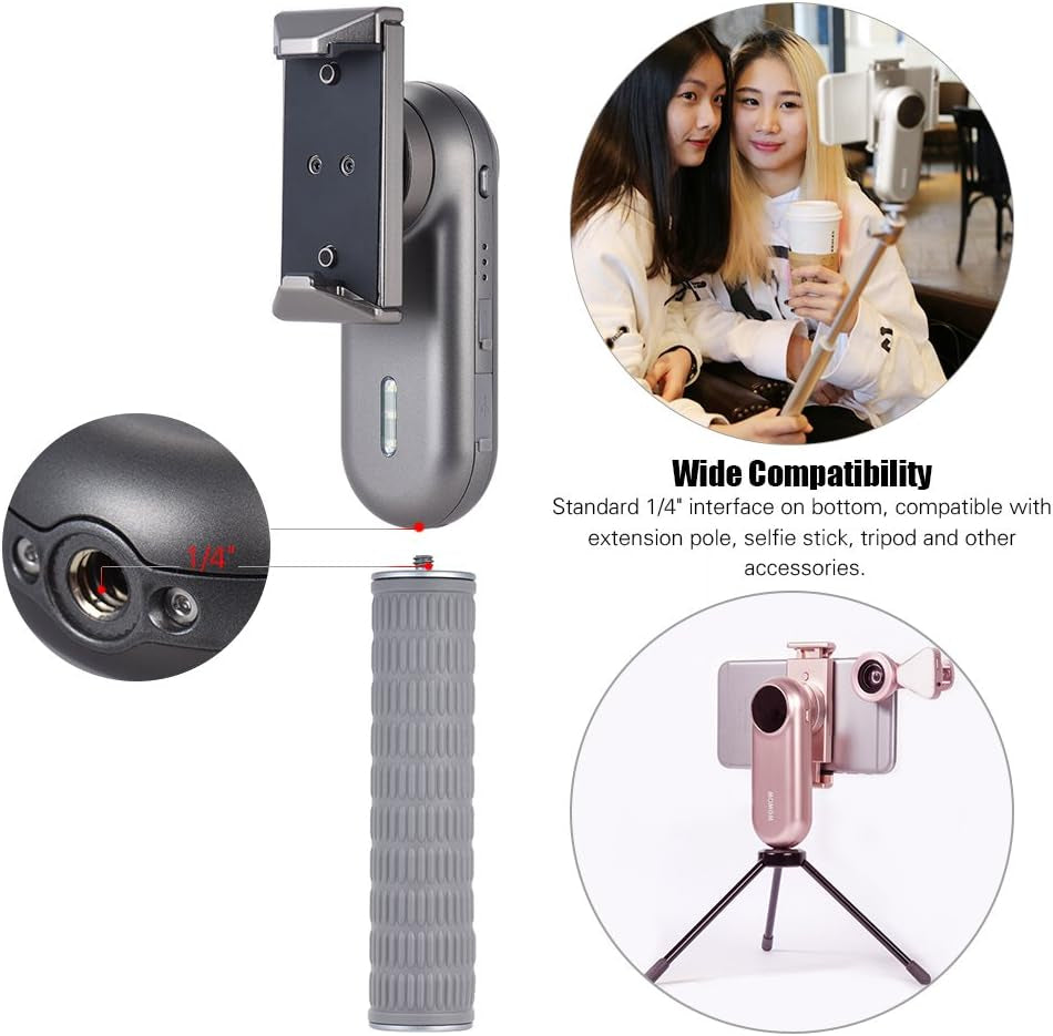 ERYUE Fancy, Fancy 1 Axis Handheld Smartphone Gimbal Video Stabilizer for Live Show Selfie Video Creation for All Brands of Smartphone under 6 Inches  ERYUE   
