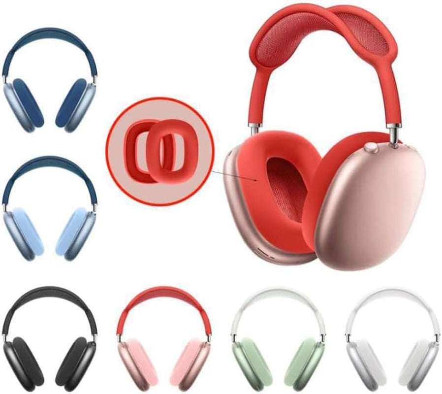 Replacement Soft Silicone Earpads Internal Ear Pads Cushions Protectors Covers Accessories Compatible with Apple Airpods Max Headphones (Light Blue)  CONVELIFE   