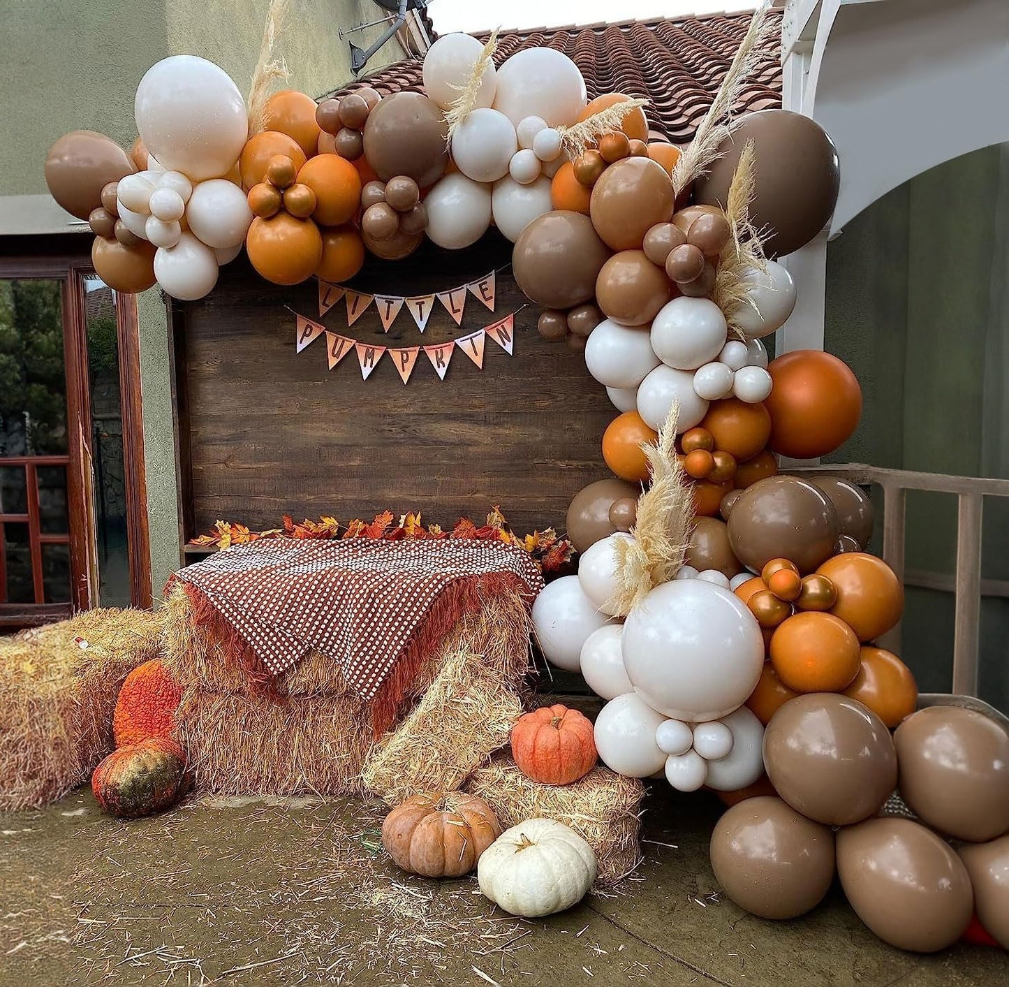 Boho Balloon Garland Arch Kit 147Pcs Blush Pastel Pink Balloon Garland Double Stuffed Dusty Rose Balloon Garland Chrome Rose Gold Balloons for Birthday Baby Shower Bridal Wedding Party Decorations  Lattua 129Pc  