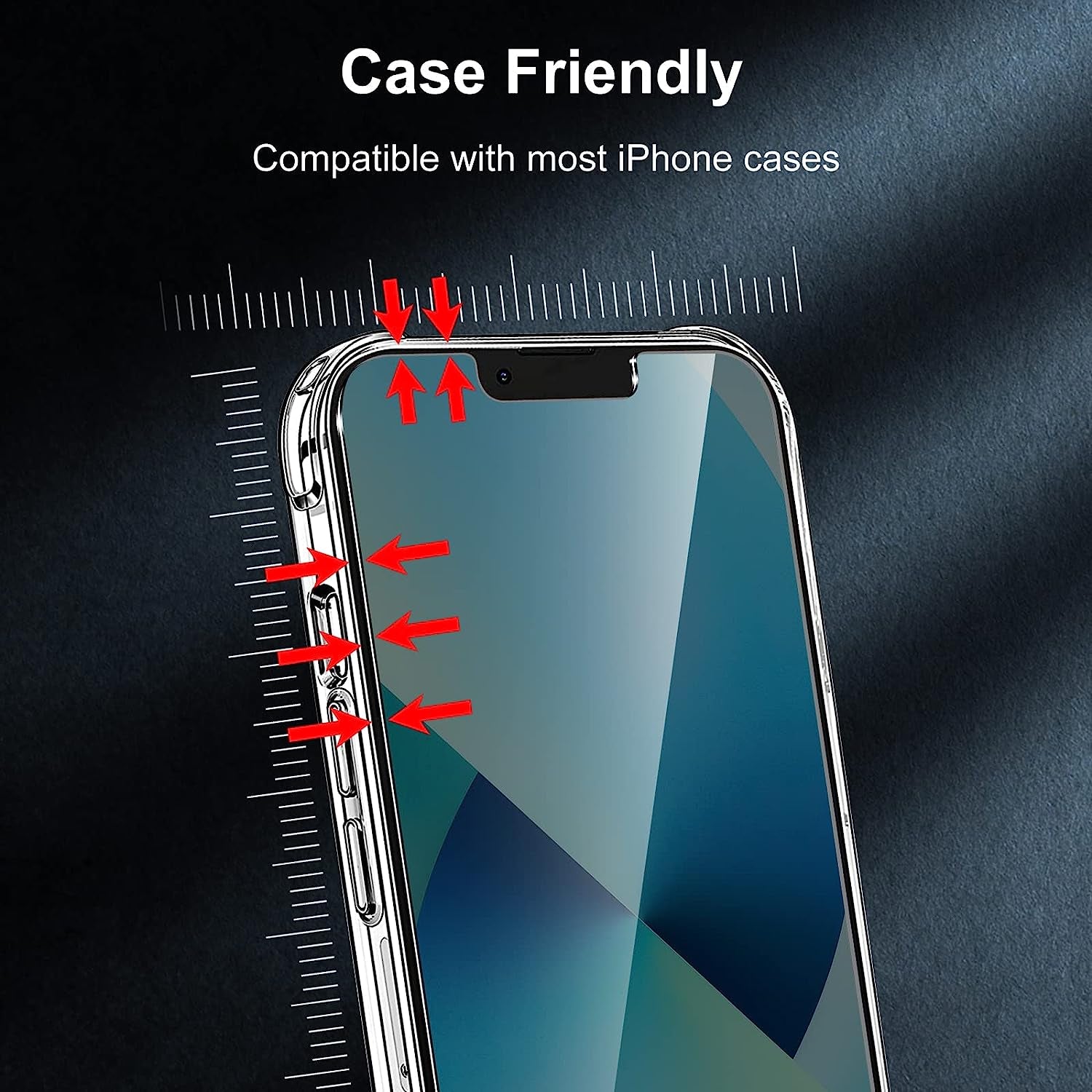 WHPXJY [2 Pack] Iphone 13/Iphone 13 Pro/Iphone 14 Privacy Screen Protector, Anti-Spy Tempered Glass Film for Iphone 13/13 Pro, Touch Sensitive, Bubble Free, Case Friendly, with Easy Alignment Tool  Crworld   