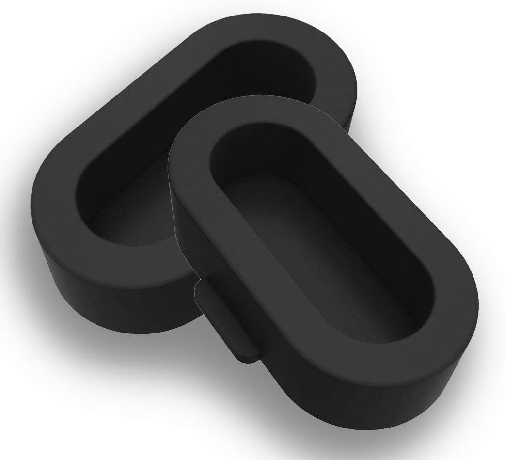 KELIFANG Dust Plug 10 Pack Garmin Fenix 7/7S/7X Solar/5/5S/5X/6/6S/6X/6 Pro/6S Pro/6X Pro, Silicone anti Dust Cap Charger Port Protector Forerunner 935, Vivoactive 3/4/4S, Venu 2, Instinct 2, Black  KELIFANG   