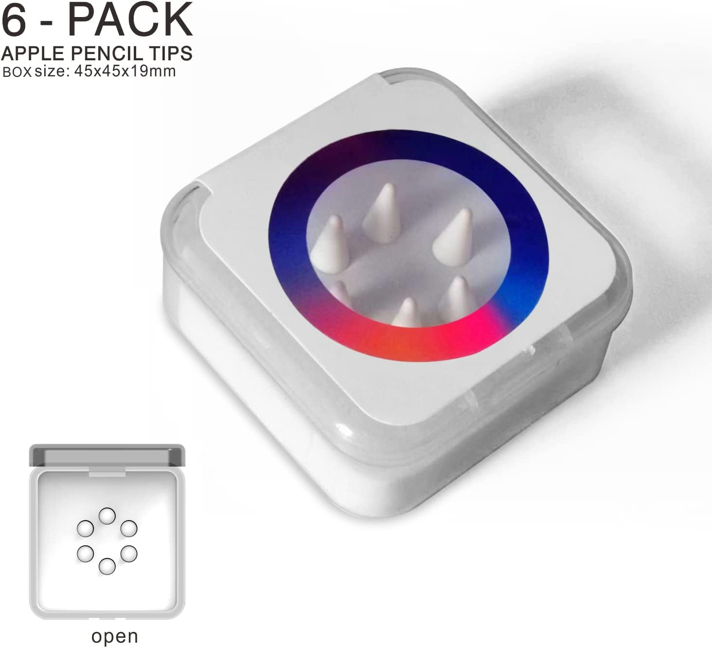 Replacement Tips for Apple Pencil 2Nd Generation & Apple Pencil 1St Generation (6 Pack)  PERMARK   