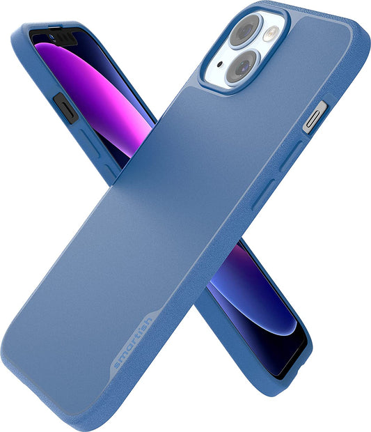 Smartish Iphone 14 Slim Case - Gripmunk Compatible with Magsafe [Lightweight + Protective] Thin Grip Cover with Microfiber Lining - Blues on the Green  Smartish Blues on the Green (MagSafe) iPhone 14 