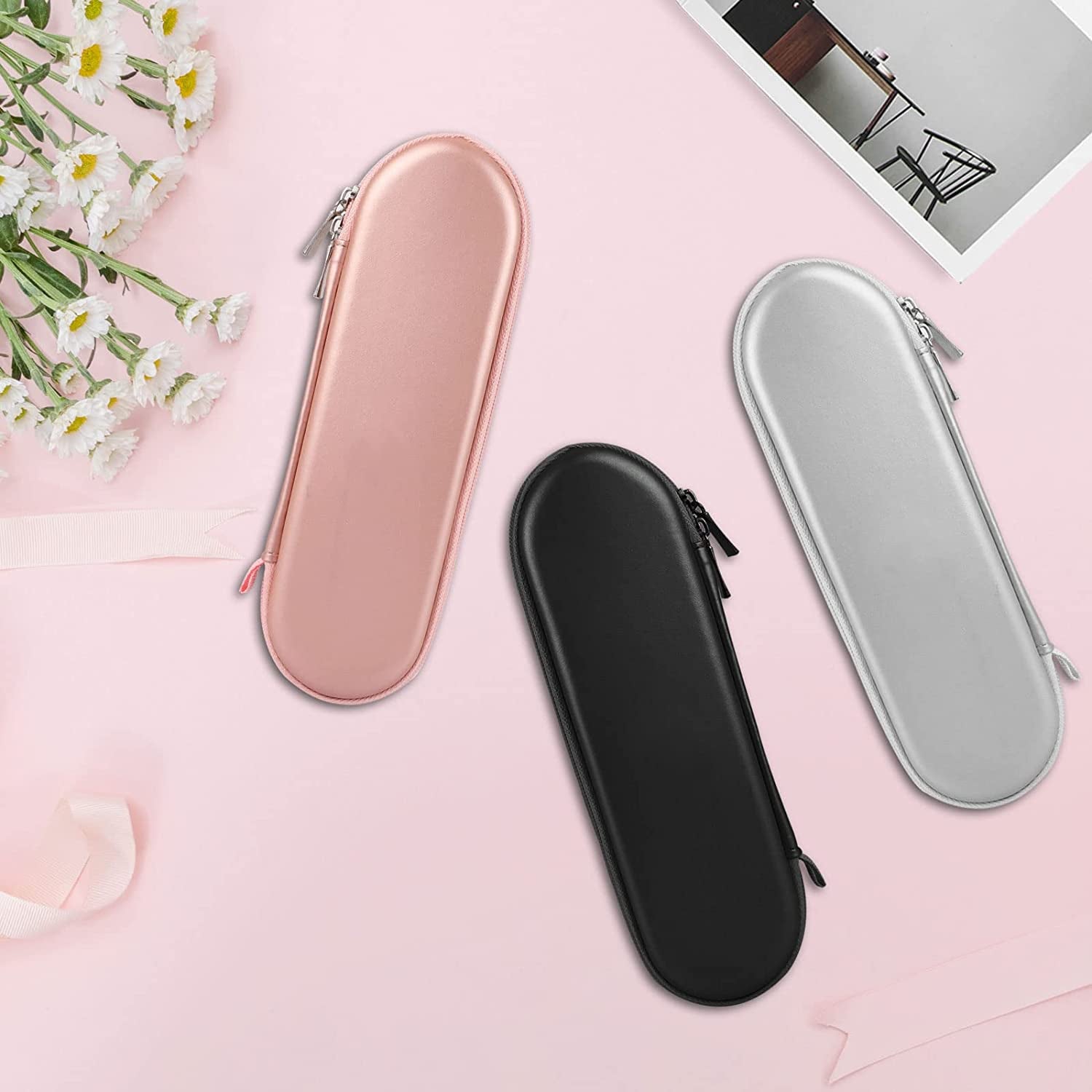 TITACUTE for Apple Pencil Case Carrying Case Hard Foam Zipper Shockproof Protective Ipencil Case Holder for Apple Pencil 1St Generation 2Nd Gen for Ipad 10 Pro Stylus Pen Charger Cable Adapter Earbuds  TITACUTE   