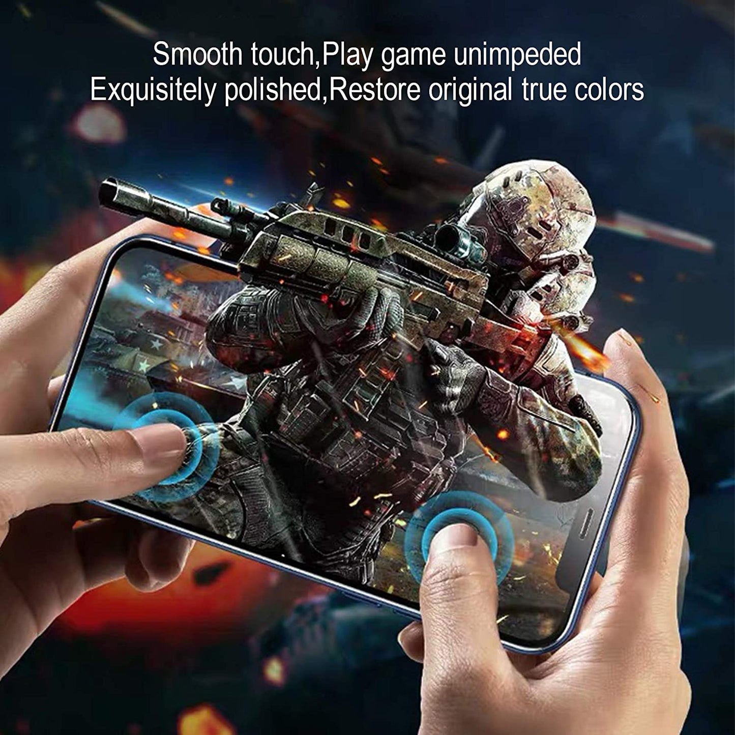 Arae Screen Protector for Iphone 12 / Iphone 12 Pro, HD Tempered Glass anti Scratch Work with Most Case, 6.1 Inch, 3 Pack  eTemall   