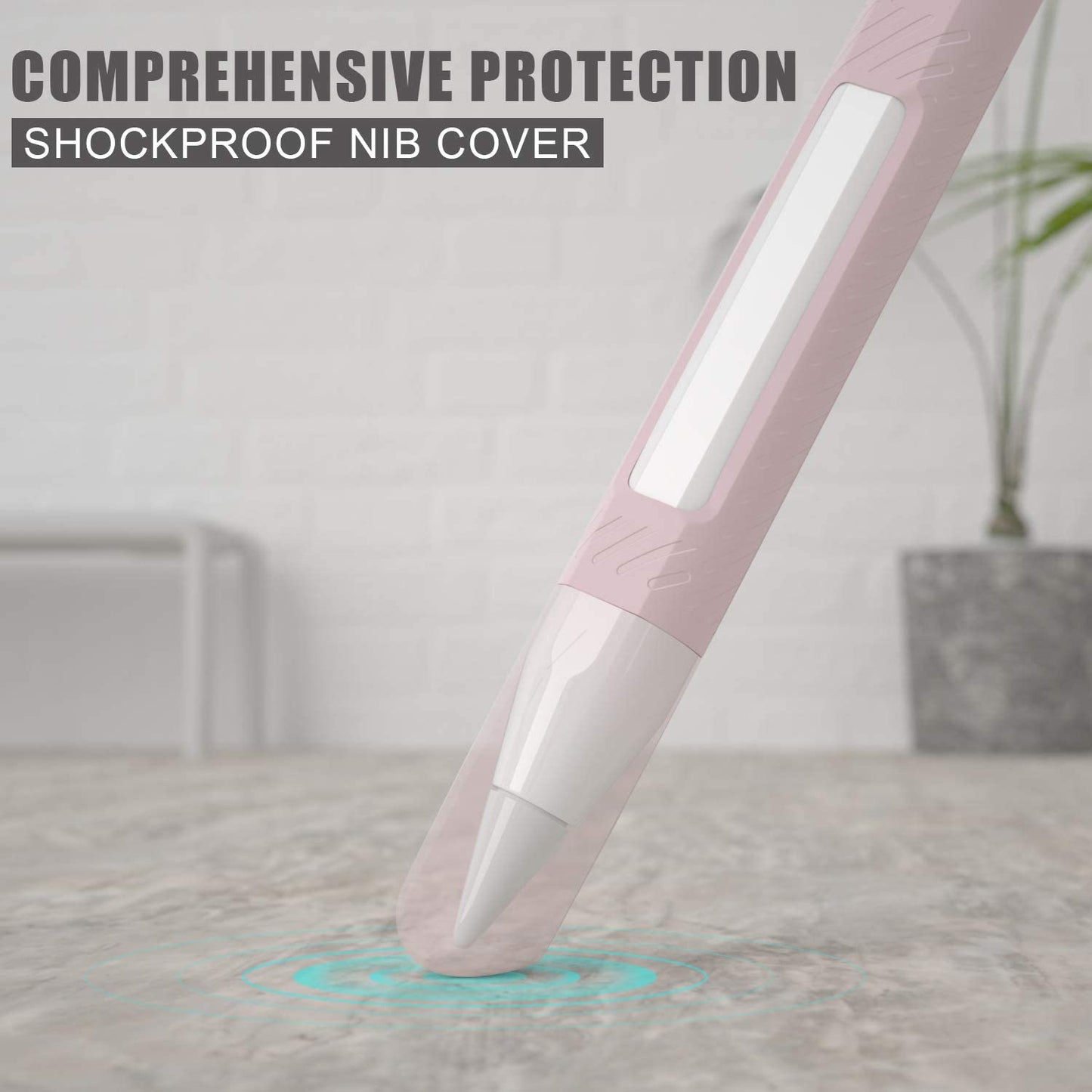 TICARVE Case for Apple Pencil Holder for Apple Pencil Sleeve for Apple Pencil 2Nd Generation Case Compatible with Ipad Pro 2018 Magnetic Skin for Apple Pencil 2 Case Pink  TICARVE   