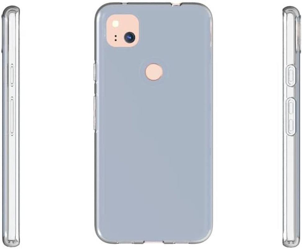 CAVEKEAP Google Pixel 4A 4G Case Clear,Slim Thin Soft Silicone TPU Flexible Skin Shockproof Anti-Scratch Protective Phone Cover, Crystal Clear  CAVEKEAP   