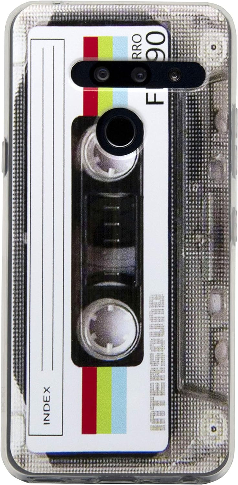 TNCYOLL Compatible with LG G8 Cool Case, Slim Dual Cool Retro Cassette Music Shockproof Bumper Protective Soft Phone Cases Cover for LG G8  TNCYOLL   