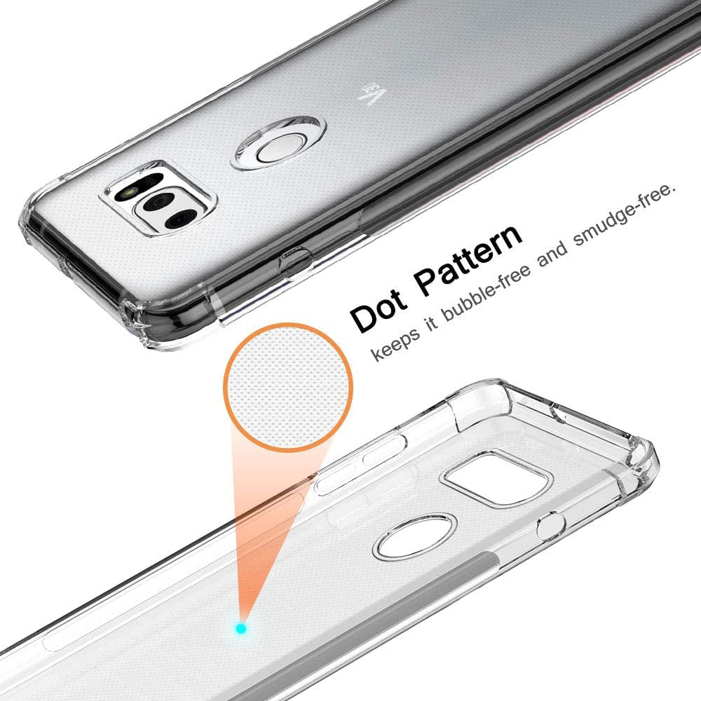 CASEVASN TPU for LG V30/LG V30S/LG V30 Plus/Lg V30S Thinq/Lg V35/LG V35 Thinq Case Clear, Ultra Slim Thin Anti-Scratches Flexible TPU Gel Rubber Soft Skin Silicone Protective Case Cover (Clear)  CASEVASN   