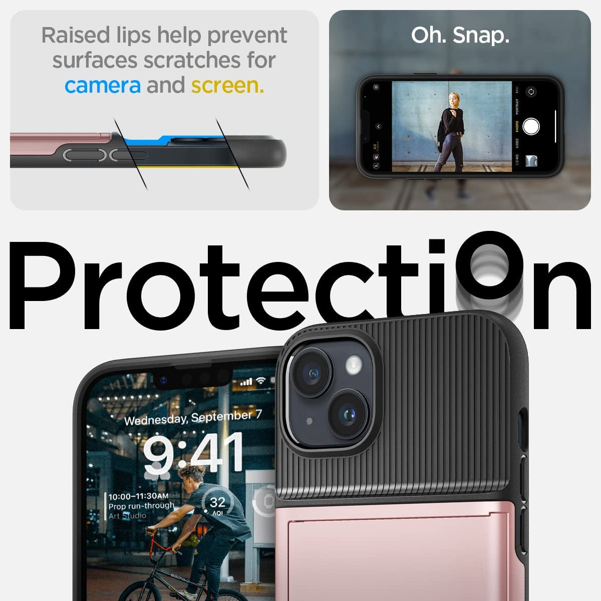 Spigen Slim Armor CS Designed for Iphone 14 Case (2022) - Rose Gold  Spigen   