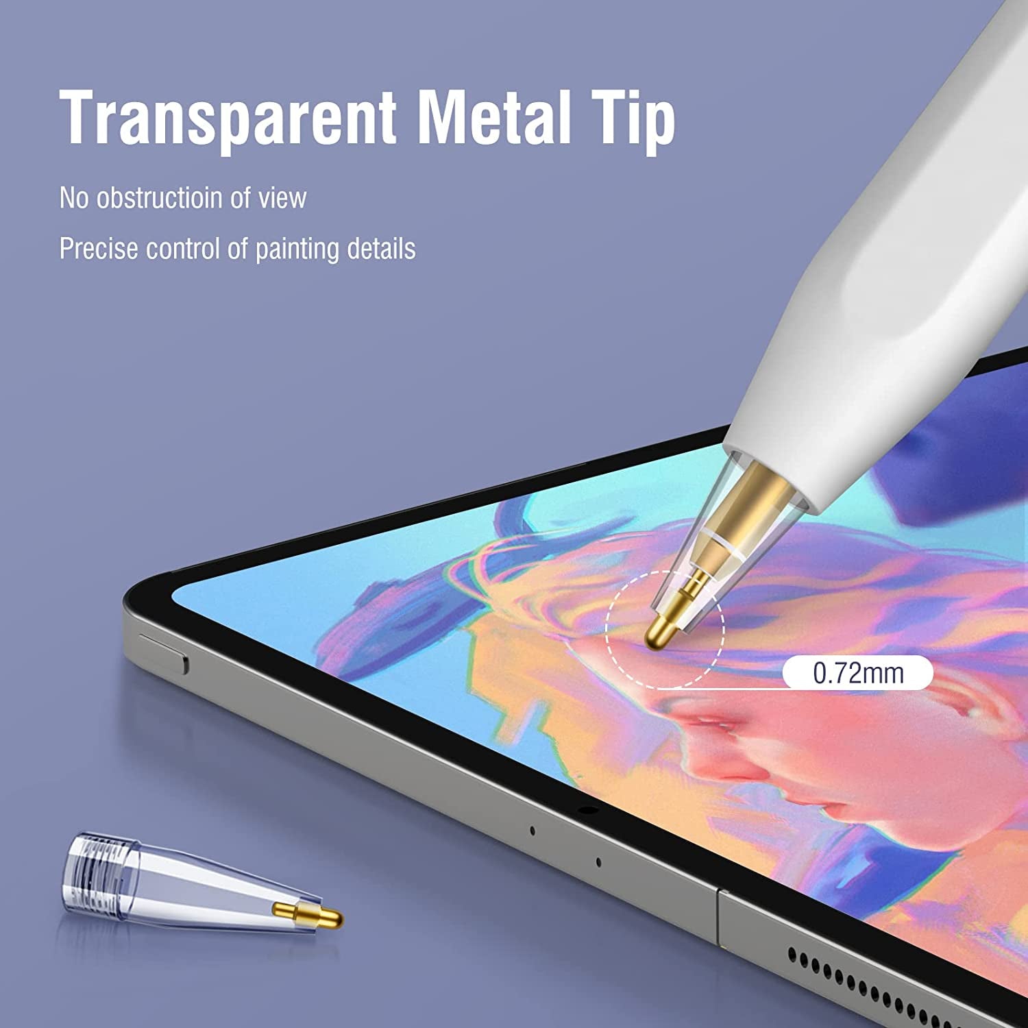 Digiroot Replacement Tip for Apple Pencil 1St/2Nd Generation, 3-In-1 Alternatives to Apple Pencil Tips, Wear-Resistant and Fine Point Precise Control Pencil Tips for Ipad Pro/Ipad Air/Ipad Mini  Digiroot   