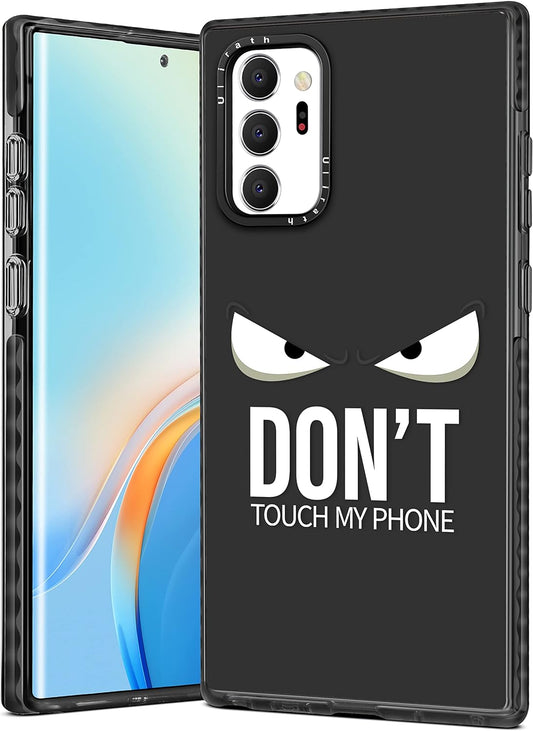 Ulirath for Samsung Galaxy Note 20 Ultra 6.9" Case Cartoon Dont Touch My Phone Designer Pattern Cover Cool Funny for Girly Girls Kids Boys Bumper Soft Protective Phone Cases for Galaxy Note 20 Ultra  Ulirath   