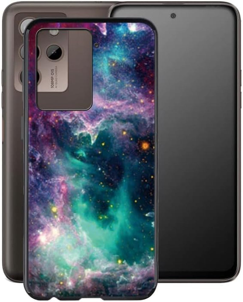 WIMSPEED Case for HTC U23 Pro (6.7"), Black Soft TPU Bumper Phone Case, Slim Shockproof Silicone Military Grade Drop Protective Shell for HTC U23 Pro - Camellia  WIMSPEED Wma33  