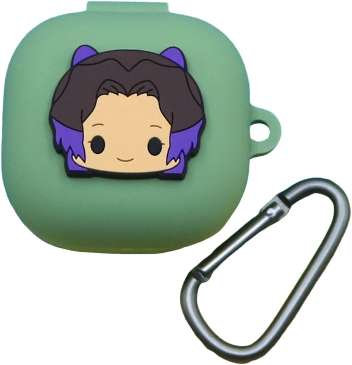 Anime Silicone Earbuds Case Cartoon Headphones Cover Fit Designed for Galaxy Buds2 Pro (2022) /Buds 2 (2021) /Samsung Galaxy Buds Live (2020) /Buds Pro (2021) (Blue)  SKPY Green  