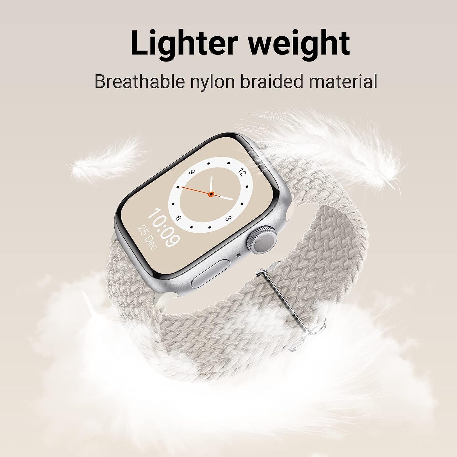 𝟐 𝐏𝐚𝐜𝐤 Stretchy Braided Compatible with Apple Watch Band 44Mm 45Mm 38Mm 40Mm 41Mm 42Mm 49Mm for Women Men, Adjustable and Comfortable Sport Wristbands for Iwatch Series 8 7 6 5 4 3 2 1 SE Ultra  KingofKings   