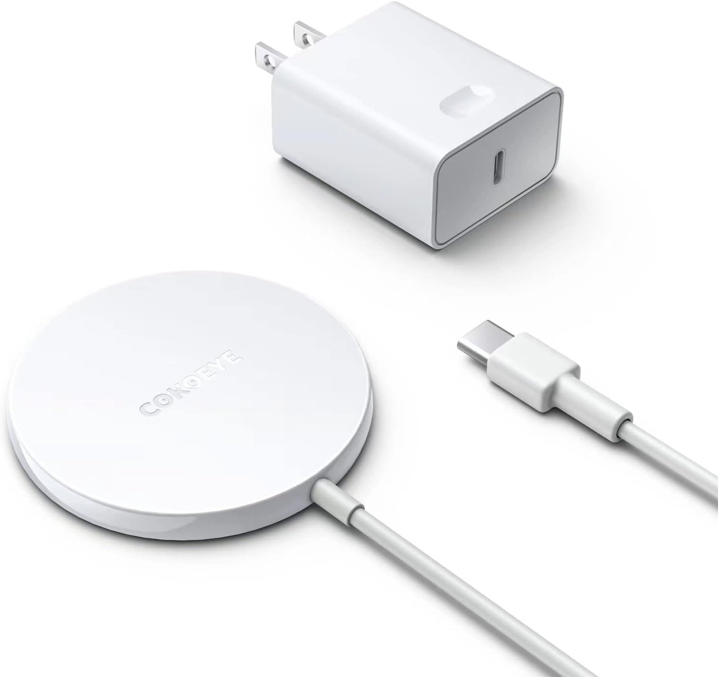 Magnetic Wireless Charger with Magsafe Charger for Iphone, Wireless Charging Pad with 20W PD USB C Charger for Iphone 14/14 Pro/14 Plus/14 Pro Max/ 13/13 Pro/13 Pro Max/12 Pro Max/Airpods 3/2/Pro  Shenzhen Dongxing Technology Co.,LTD   