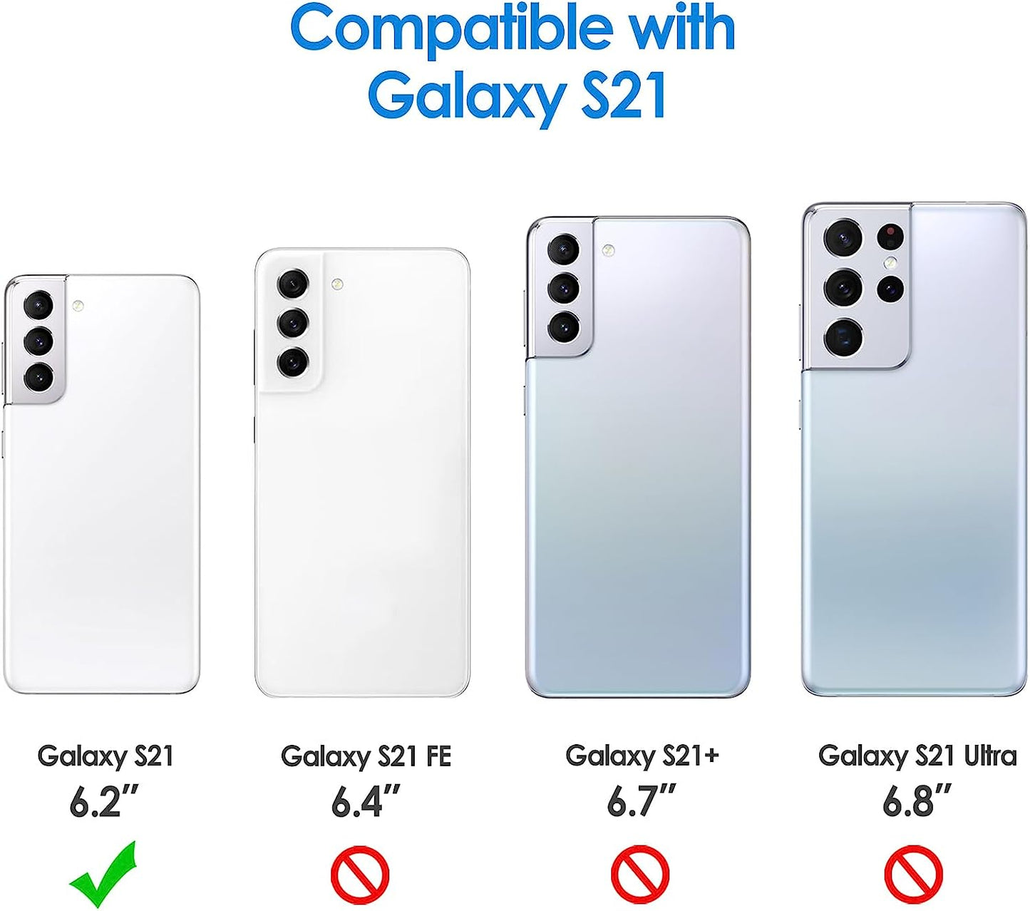 Jetech Slim Fit Case Compatible with Samsung Galaxy S21 5G 6.2-Inch, Thin Phone Cover with Shock-Absorption and Carbon Fiber Design (Black)  JETech   