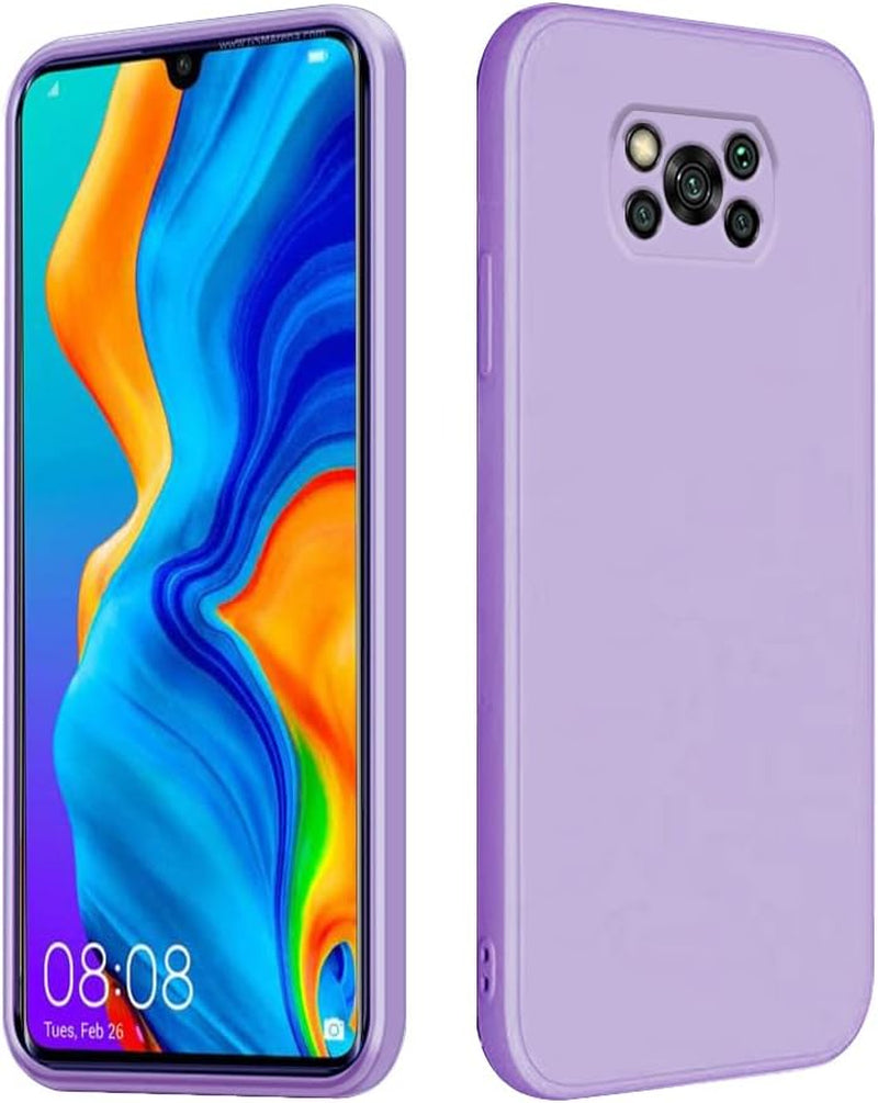 Wousunly Compatible with Poco X3 Pro Case Silicone Liquid Dark Green, Soft Smooth Touch Xiaomi Poco X3 NFC Phone Case Silicone Shockproof Thin Cover (Xiaomi Poco X3 Pro, Blue)  Wousunly Purple Xiaomi Poco X3 Pro 